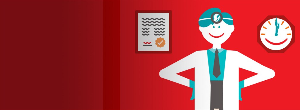 tandläkare på kontor