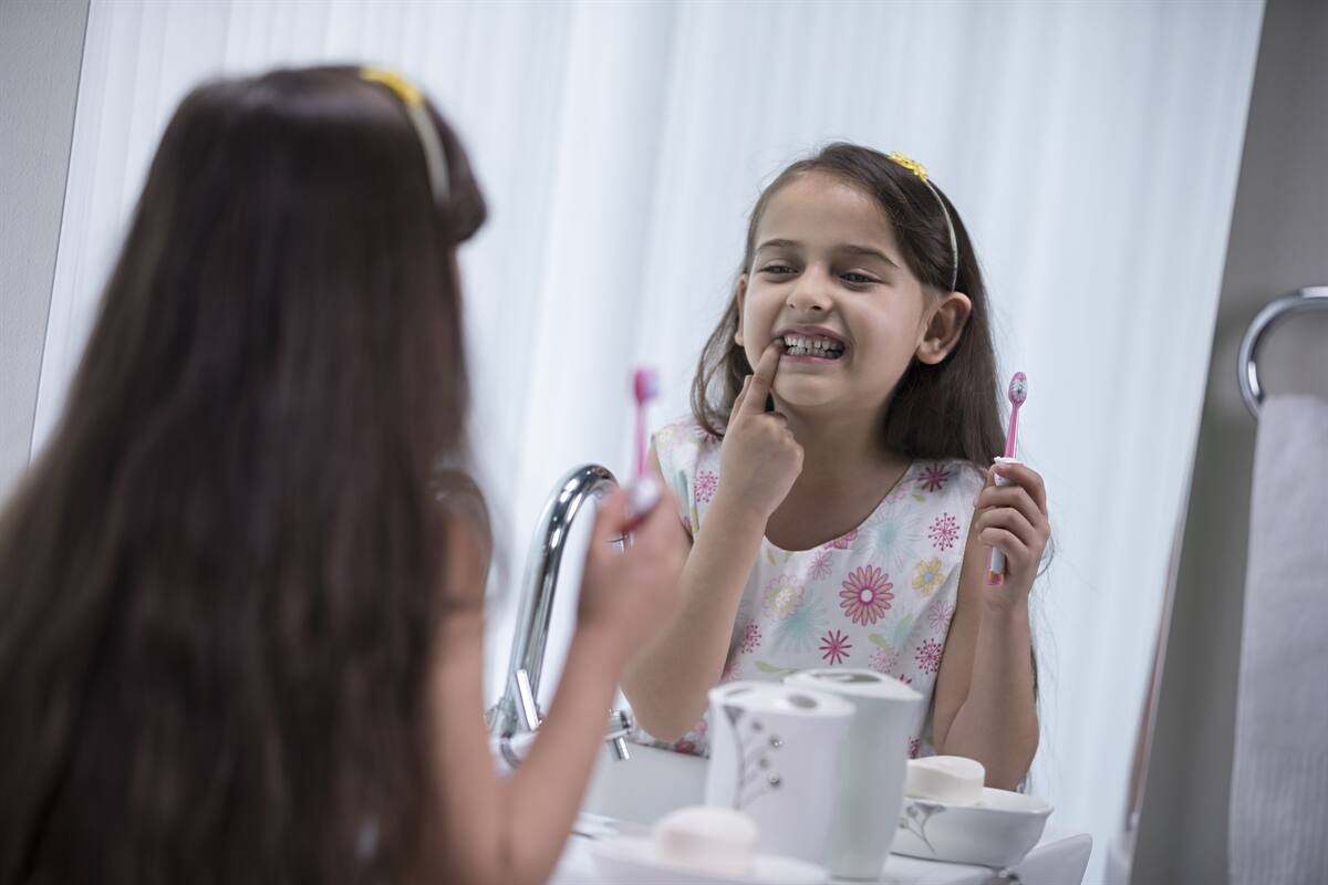 Hål i tänderna hos små barn 