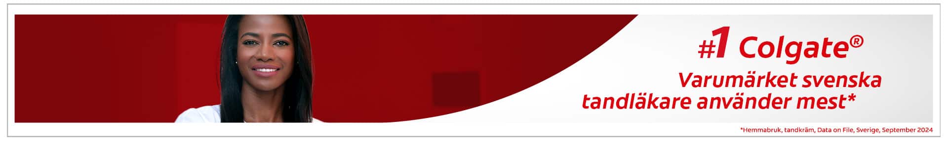 Colgate nummer 1 rekommenderas